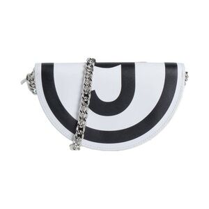 MM6 White & Black 6 Semi-Circle Crossbody Bag with Chain Strap